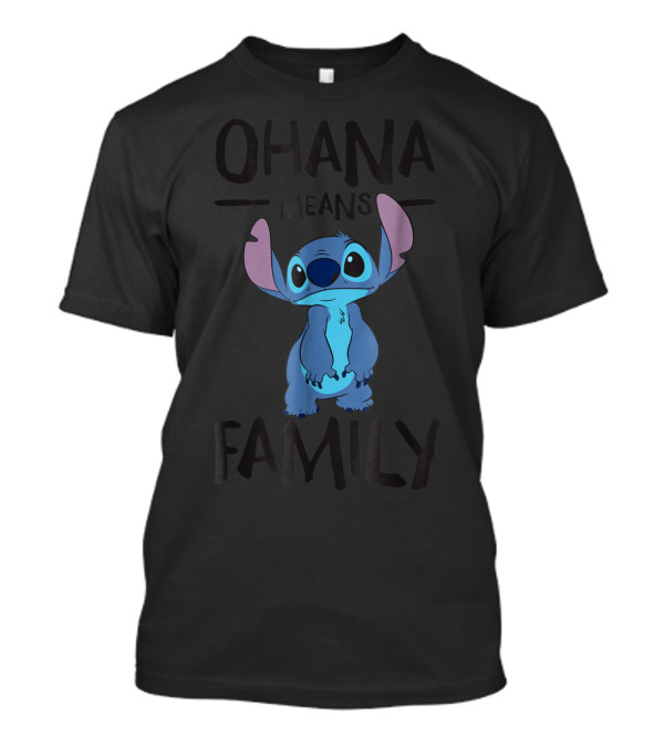Disney Ohana Means Family Stitch Character T-Shirt