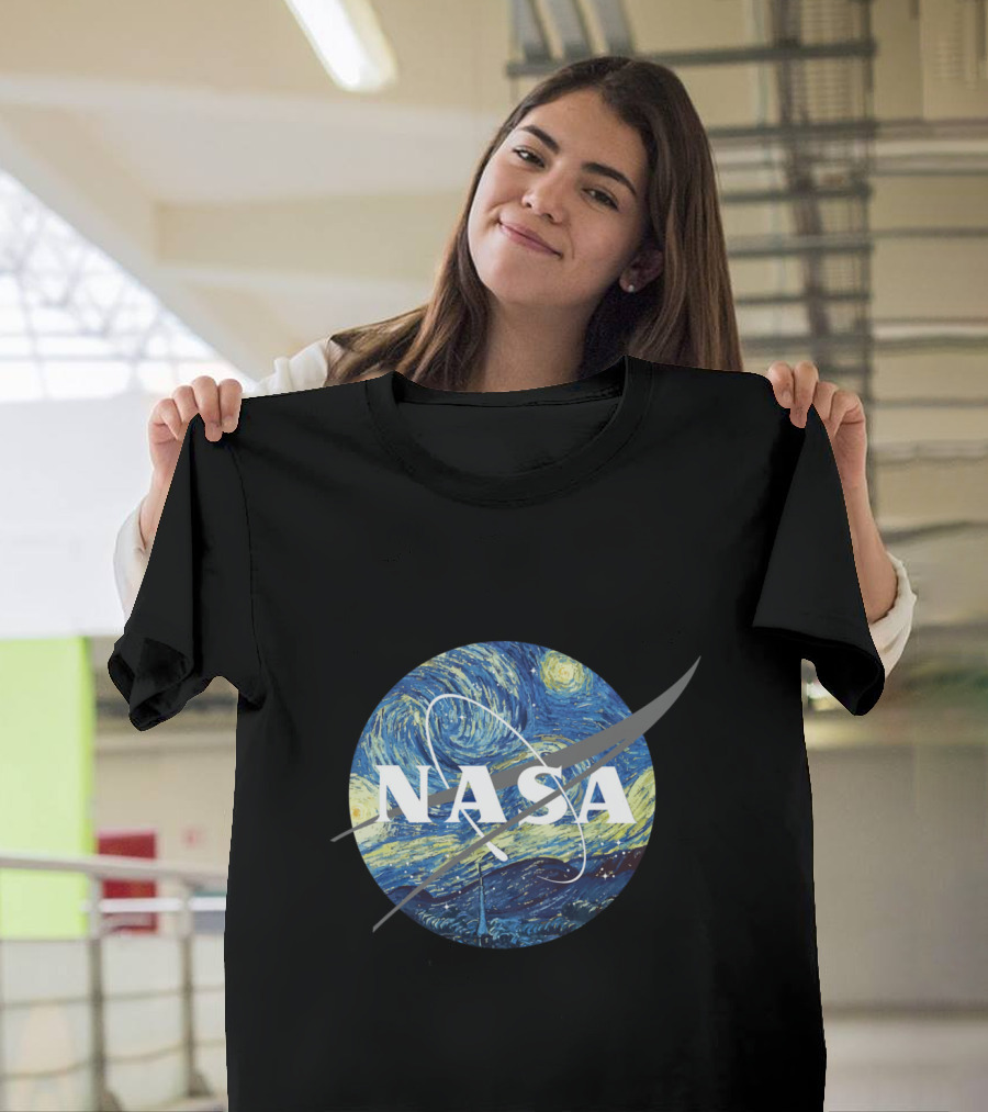 NASA Starry Night Hoodie Van Gogh T-Shirt
