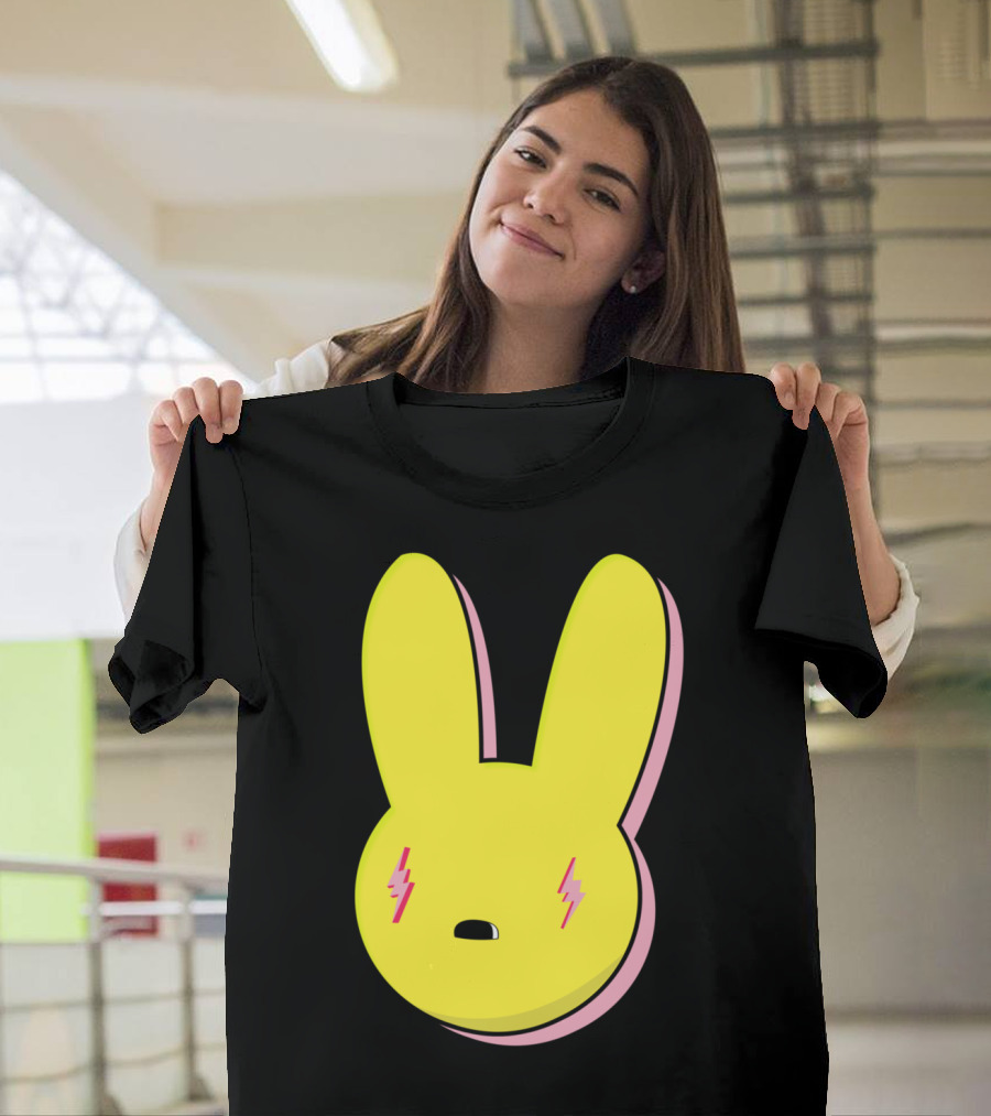 Bad Trap Bunny Lightning Eyes Balvin Dembow Reggaeton T-Shirt