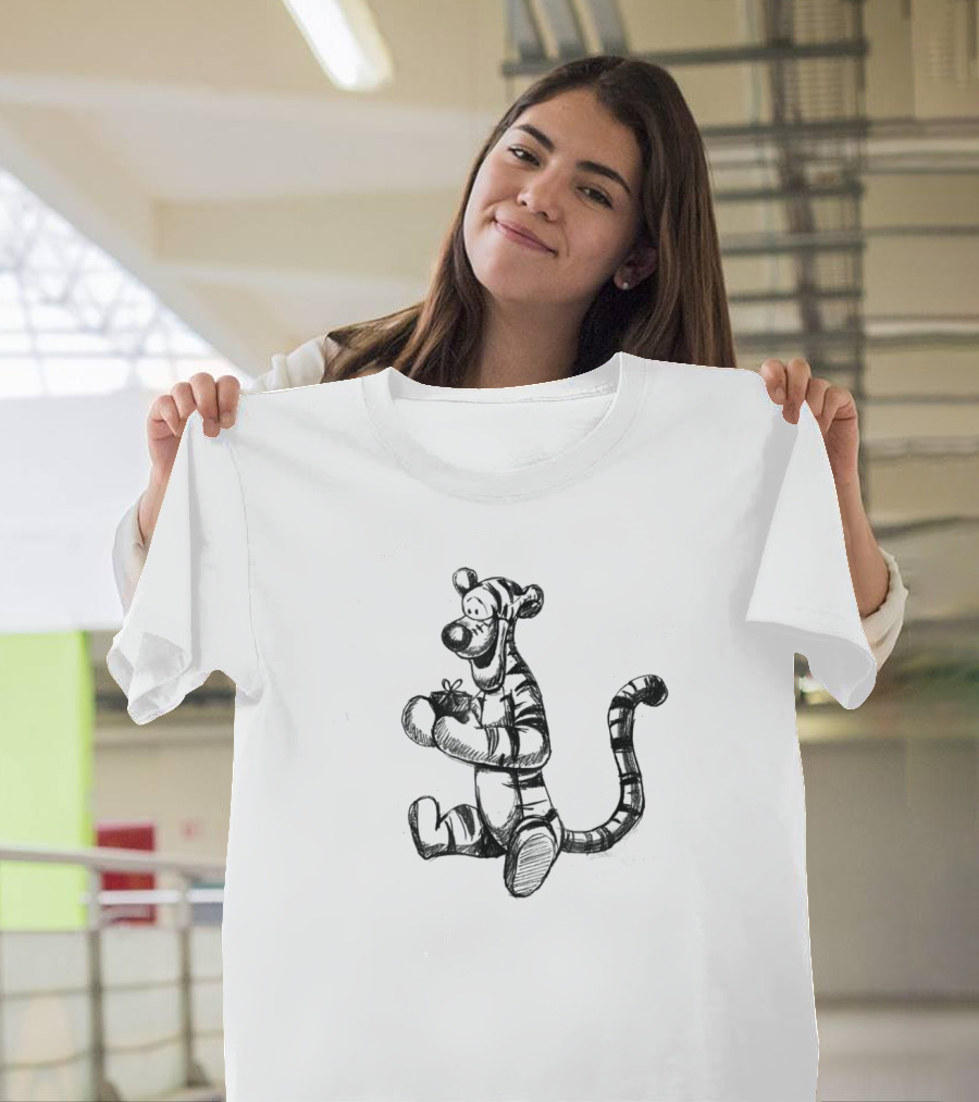 Disney Winnie the Pooh Tigger Sketch T-Shirt