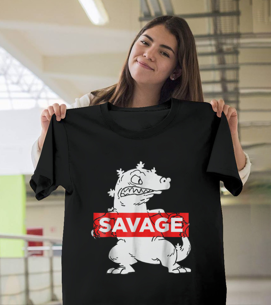Nickelodeon Reptar Savage Rugrats Iconic Character T-Shirt
