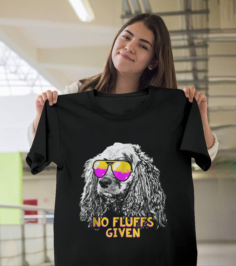 Cocker Spaniel No Fluffs Given Sunglasses T-Shirt