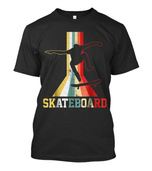 Retro Skateboard Skateboarding Skateboarder T-Shirt
