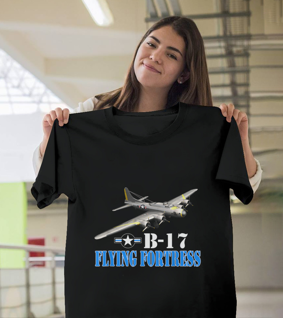 B-17 Flying Fortress Proud Air Force Bomber Airplane T-Shirt