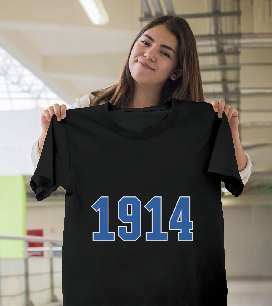 Blu Phi GOMAB 1914 Sigma Fraternity Founding Year T-Shirt