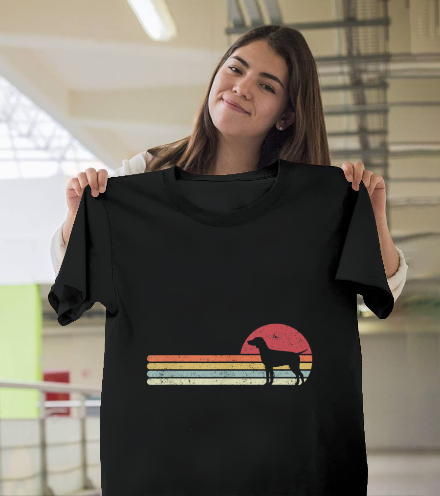 Vintage German Pointer Sunset T-Shirt