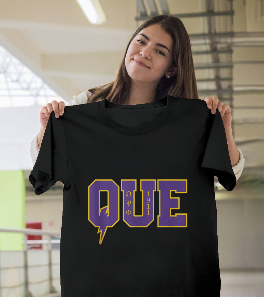 QUE Omega Psi Phi 1911 Fraternity T-Shirt