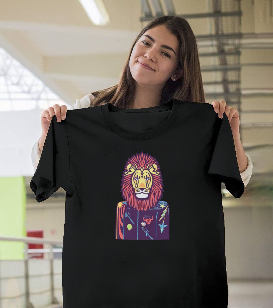 Lion Boss Regal Emblem Jacket T-Shirt