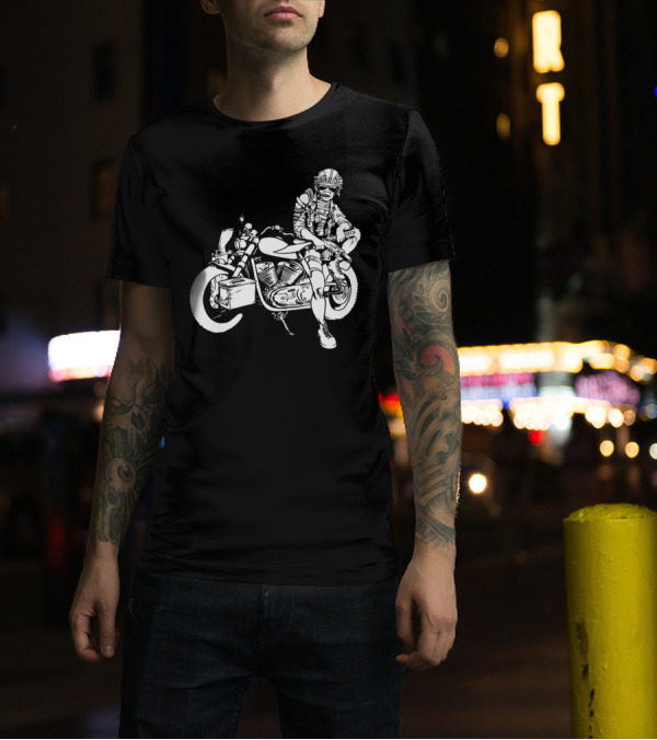 War White Four Riders Of The Apocalypse With Biker Soldier T-Shirt