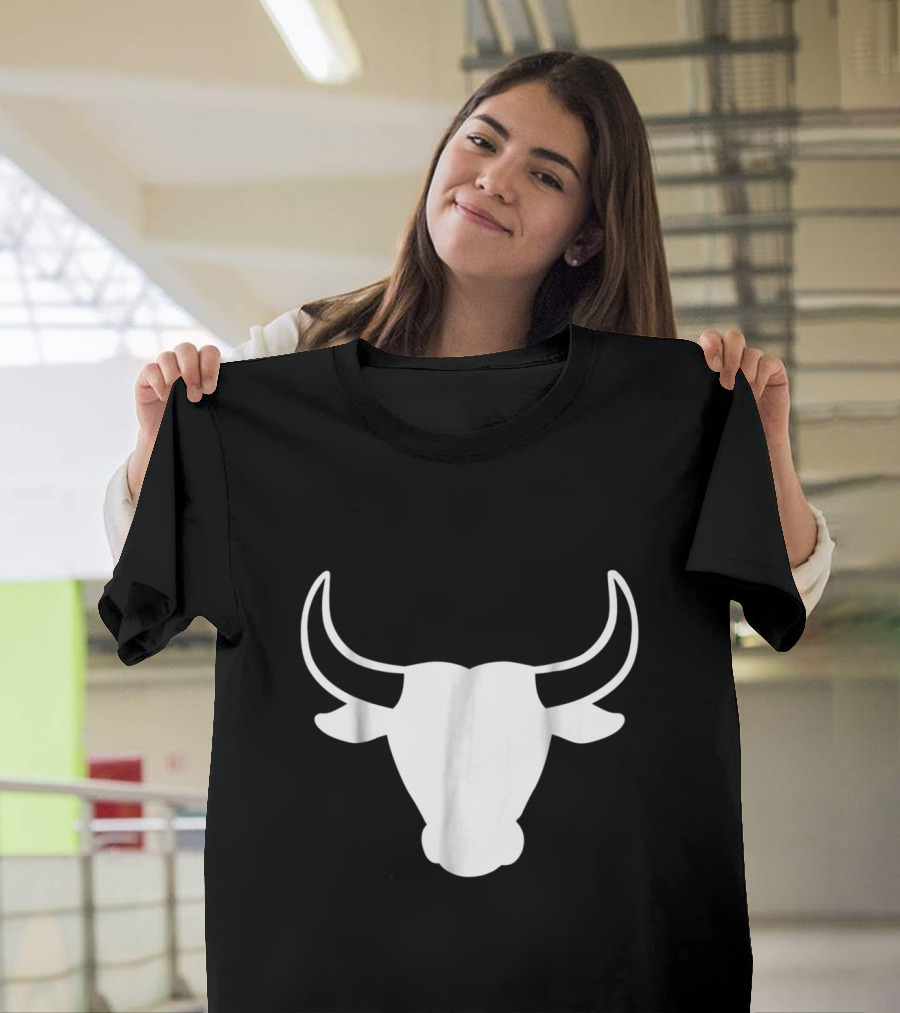 Bull Head Iconic Symbol T-Shirt