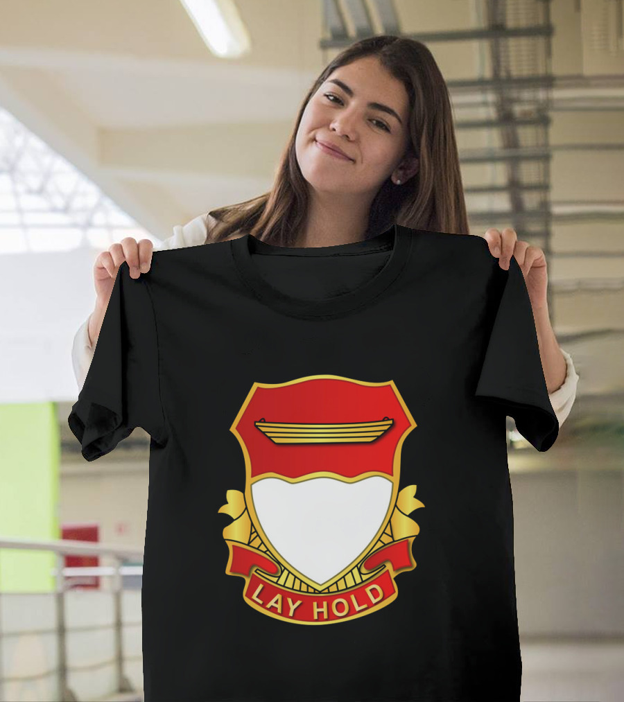 DUI 87th Engineer Battalion Lay Hold Emblem T-Shirt
