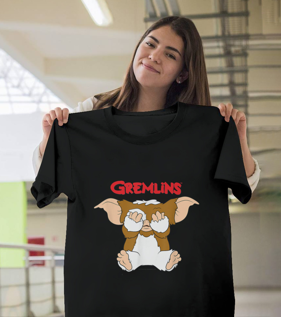 Gremlins Gizmo Cute Peekaboo Iconic Character T-Shirt