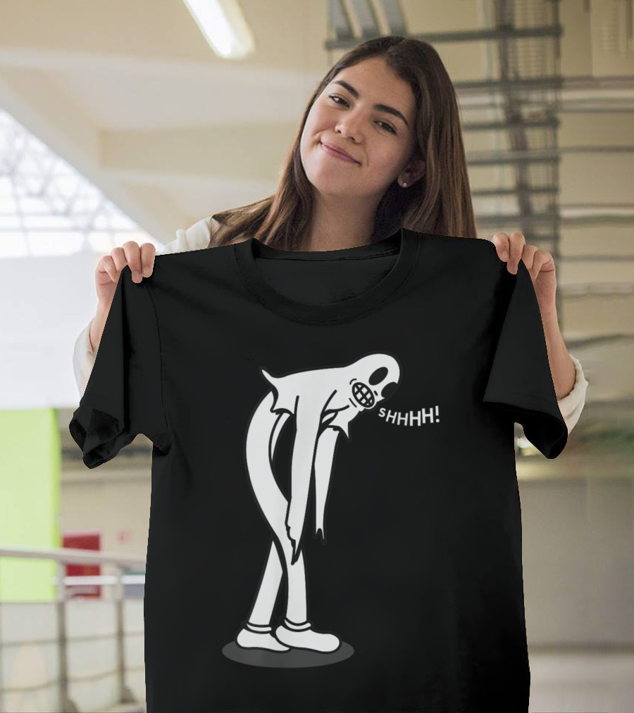 Koko Shhhh Ghost with Creepy Smile T-Shirt