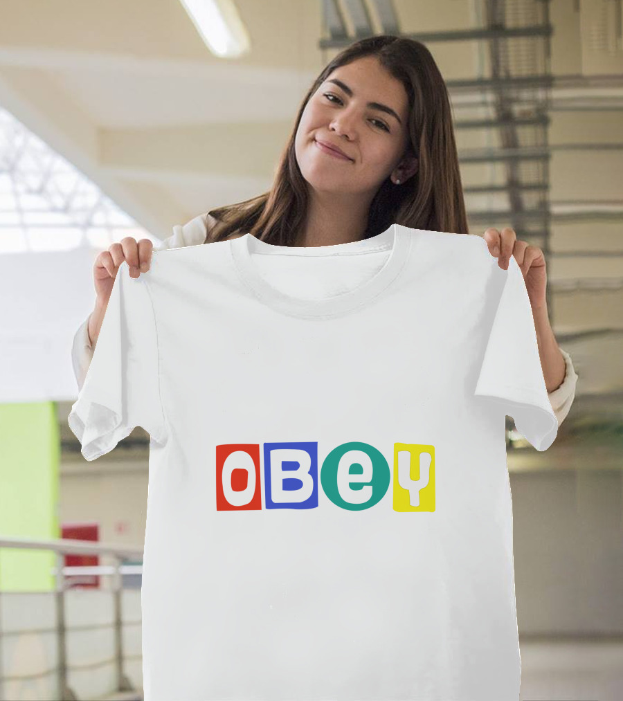 Obey Big Shot Toy Block Letters T-Shirt