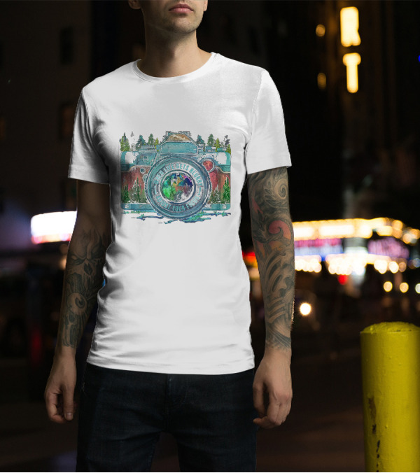 When Life Gets Blurry Adjust Your Focus Camera Forest Landscape T-Shirt