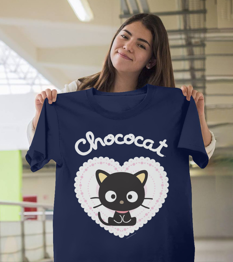 Chococat Cute Heart Valentine's Day T-Shirt