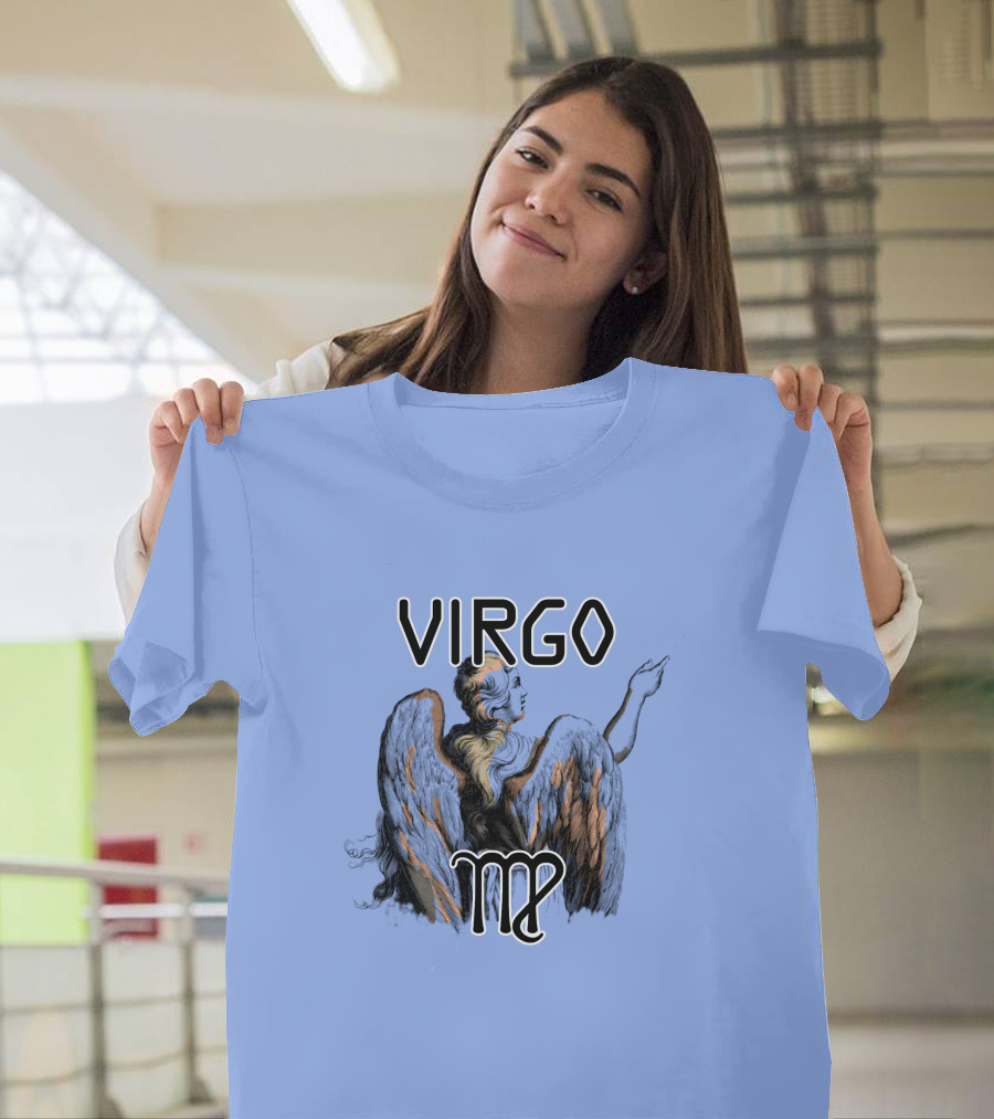 VIRGO Zodiac Angel Wing T-Shirt