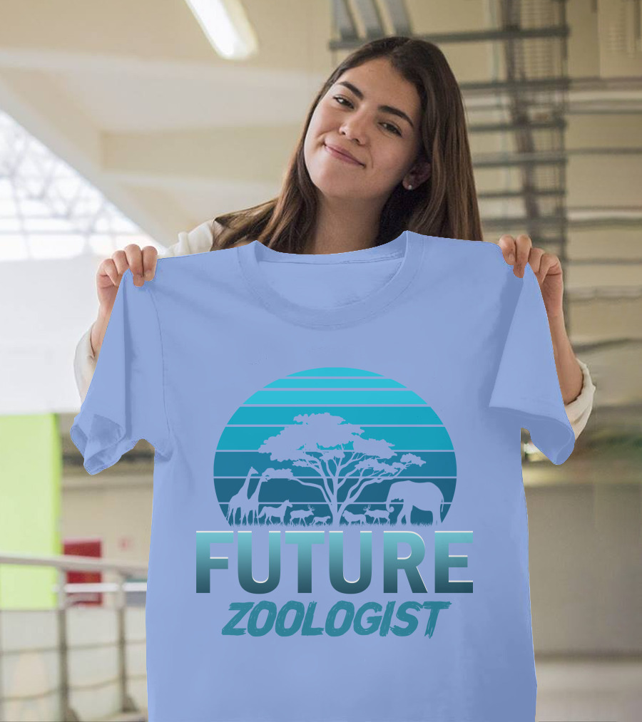Future Zoologist Zookeeper Funny Zoology Students Cool T-Shirt