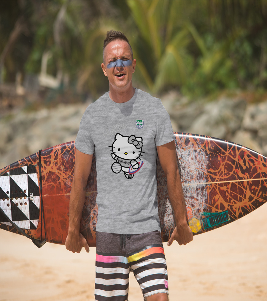 New Zealand Warriors Hello Kitty Rugby T-Shirt