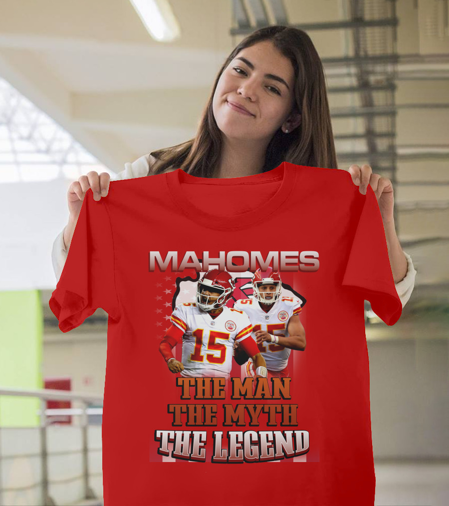 MAHOMES THE MAN THE MYTH THE LEGEND NFL Kansas City Chiefs P504HN6130 T-Shirt