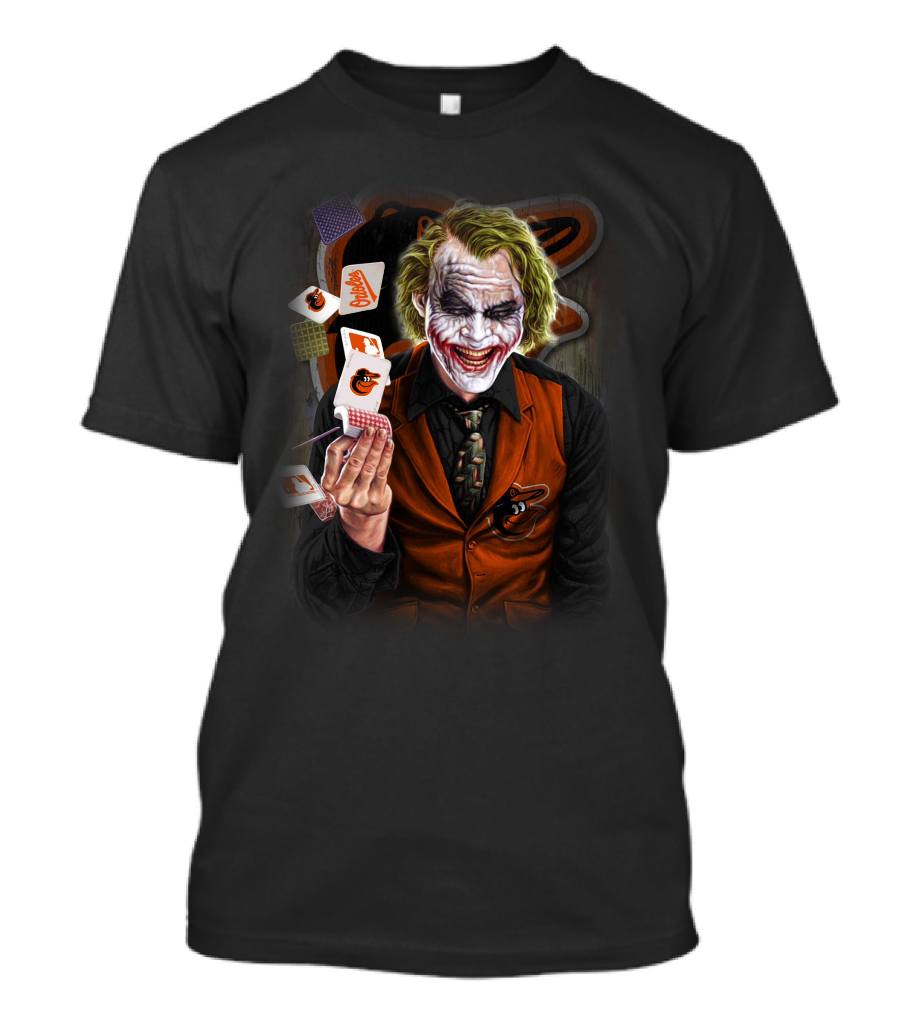 Baltimore Orioles Joker Playing Cards T-Shirt