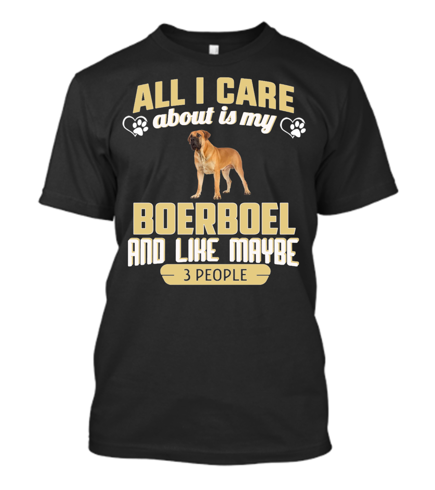All I Care About Is My Boerboel And Like Maybe 3 People T-Shirt