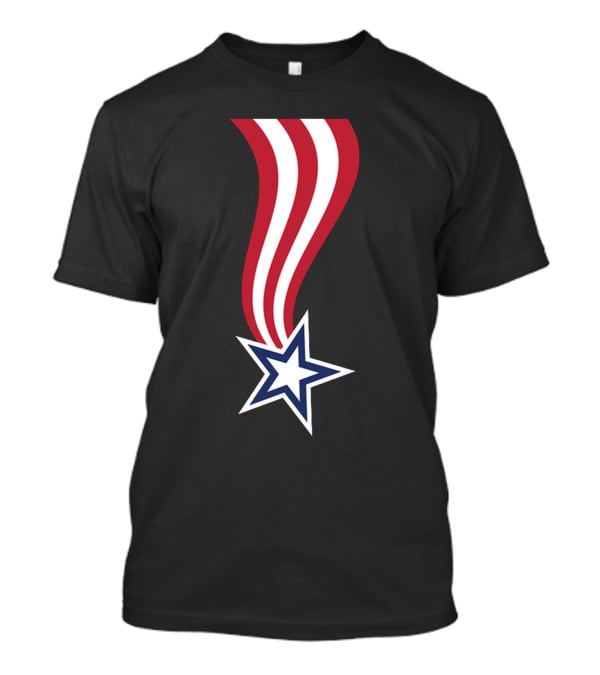 All American Flag Ribbon Star T-Shirt