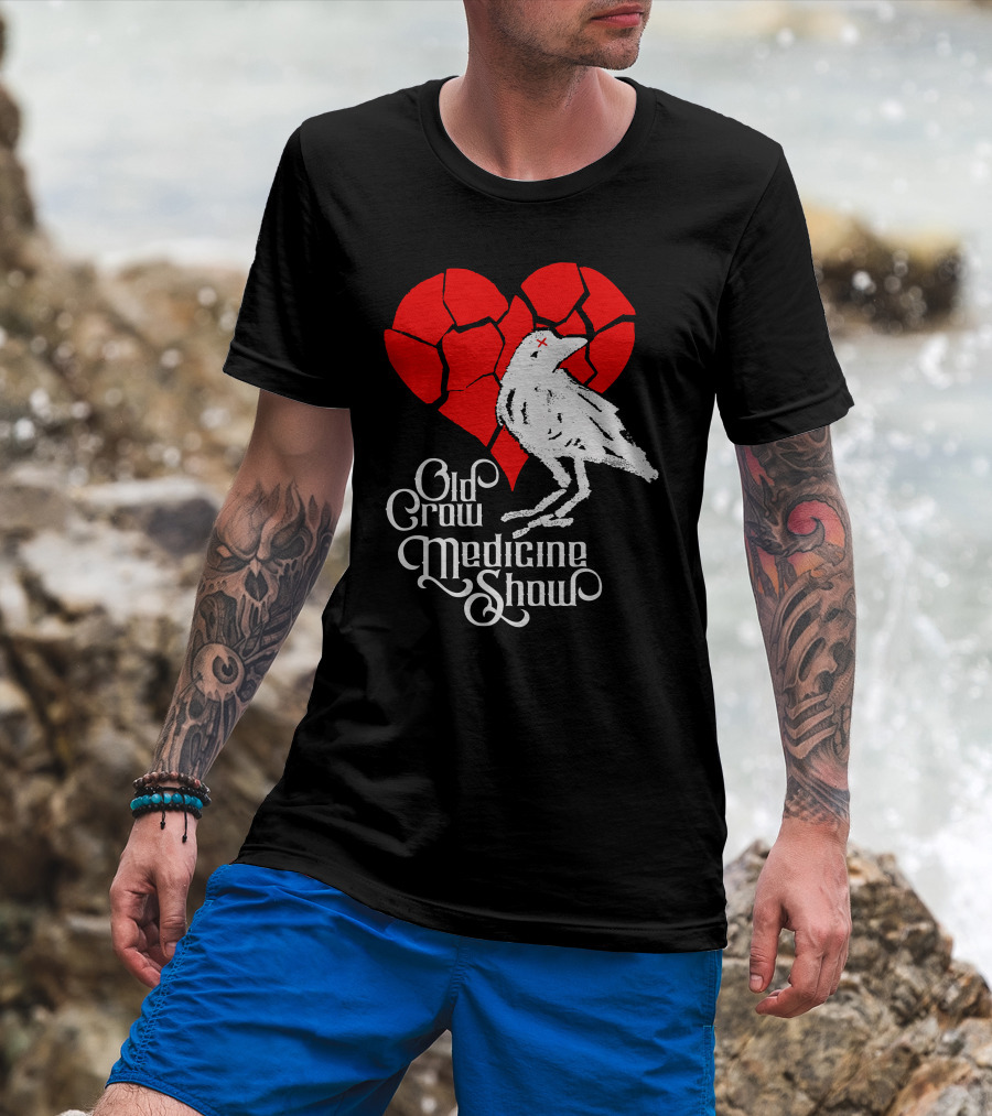 Old Crow Medicine Show Broken Heart Crow T-Shirt