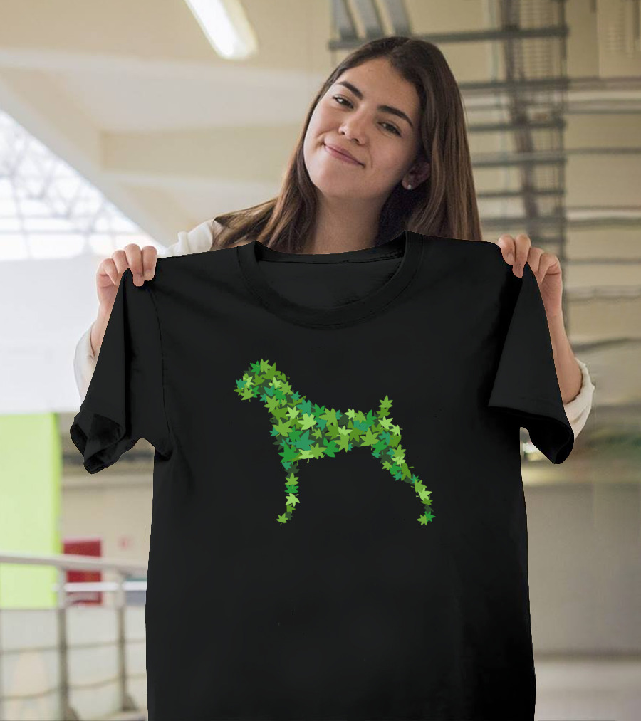 Boxer Dog Leaf T-Shirt