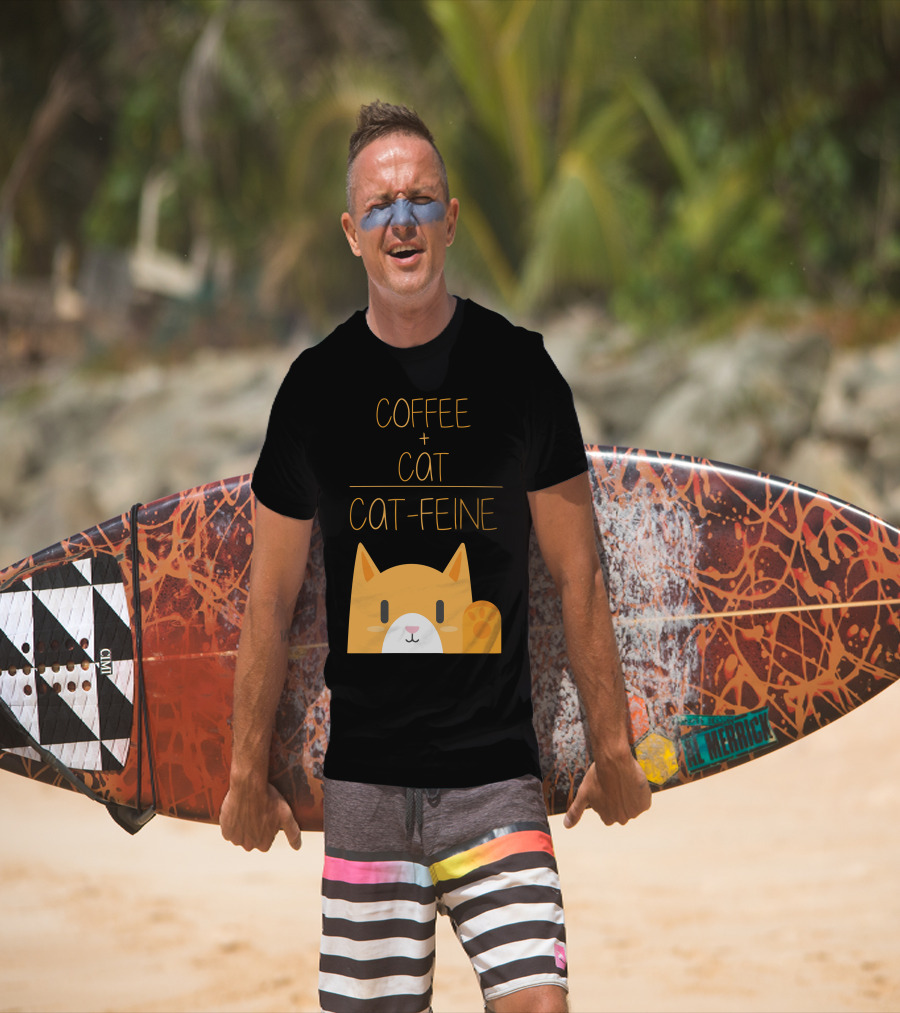 COFFEE CAT CAT-FEINE T-Shirt
