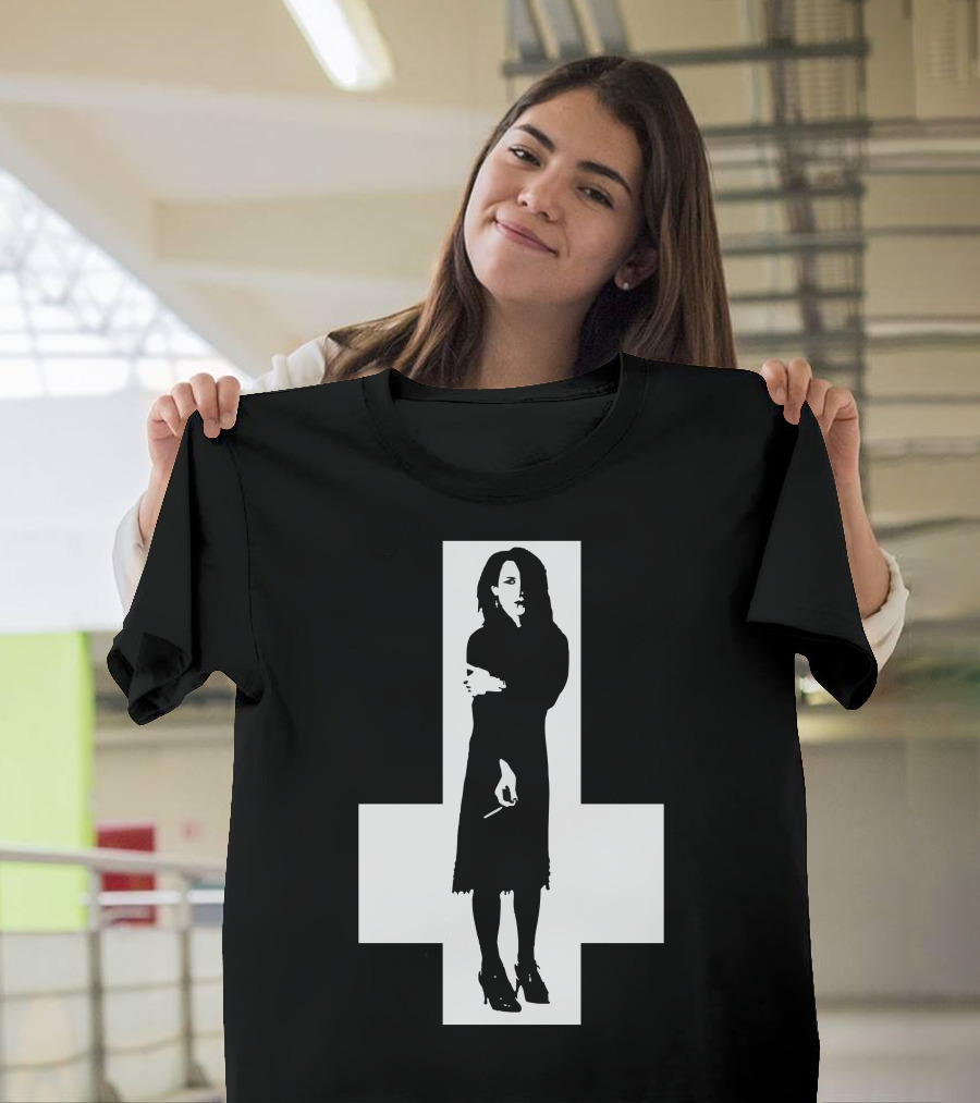 Rozz Williams Gothic Silhouette Cross T-Shirt