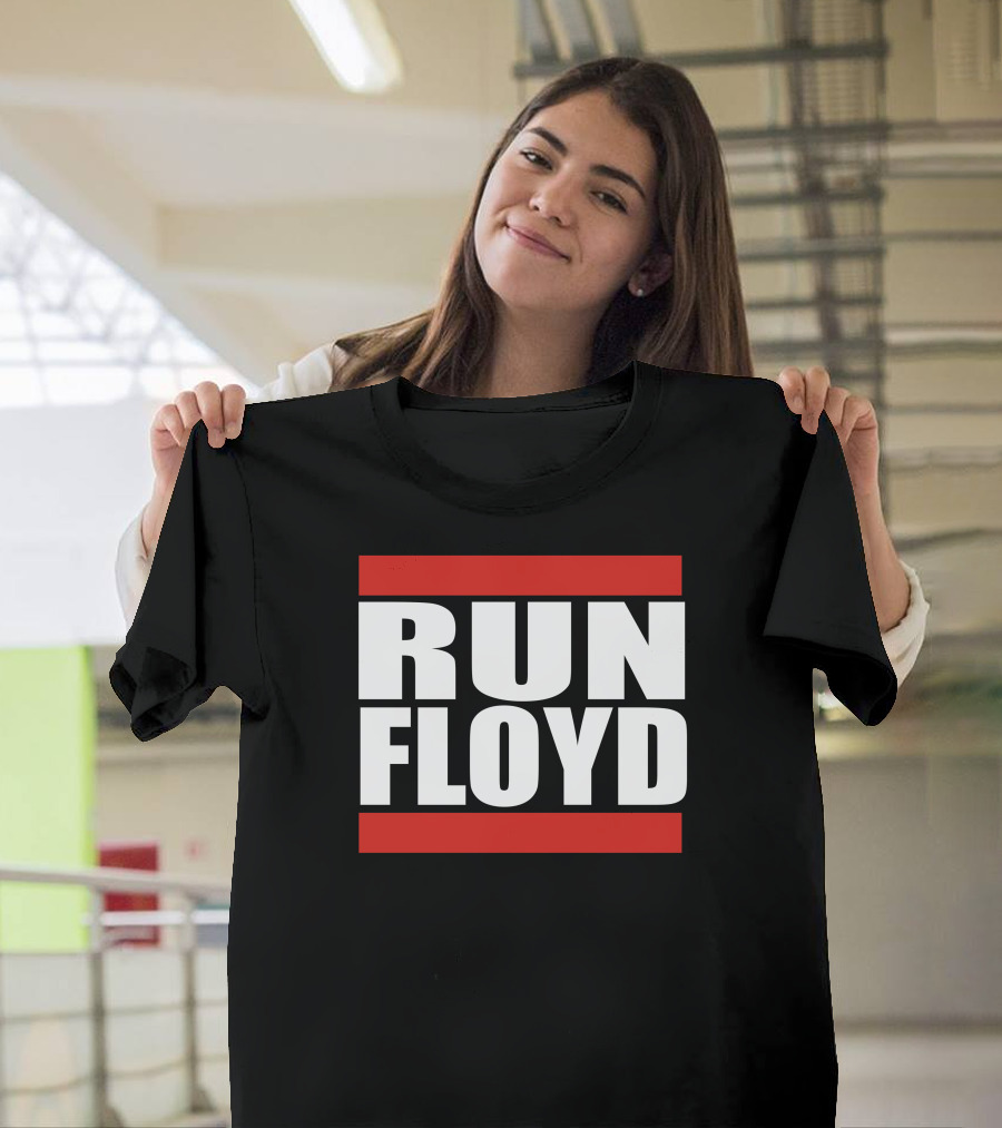 RUN FLOYD 90S HIP HOP ICONIC STYLE LOGO INFLUENCE T-Shirt