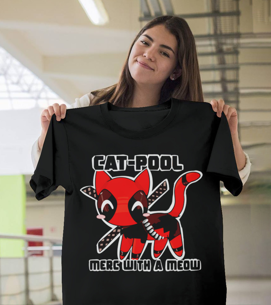Cat-Pool Merc With A Meow T-Shirt