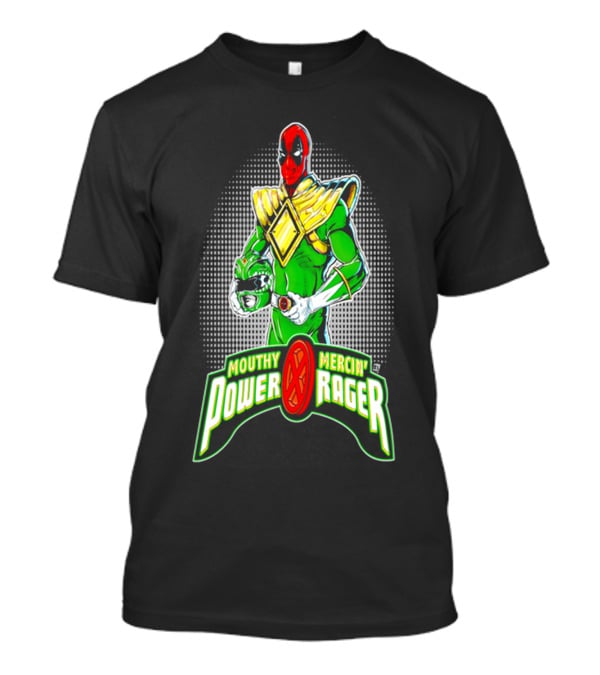 Mouthy Mercenary Power Rager Deadpool T-Shirt