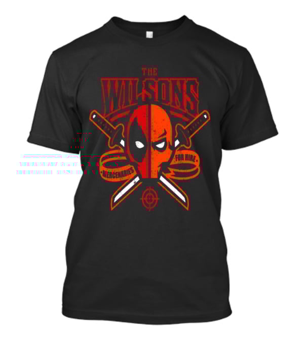 The Wilsons Deadpool Mercenaries For Hire T-Shirt