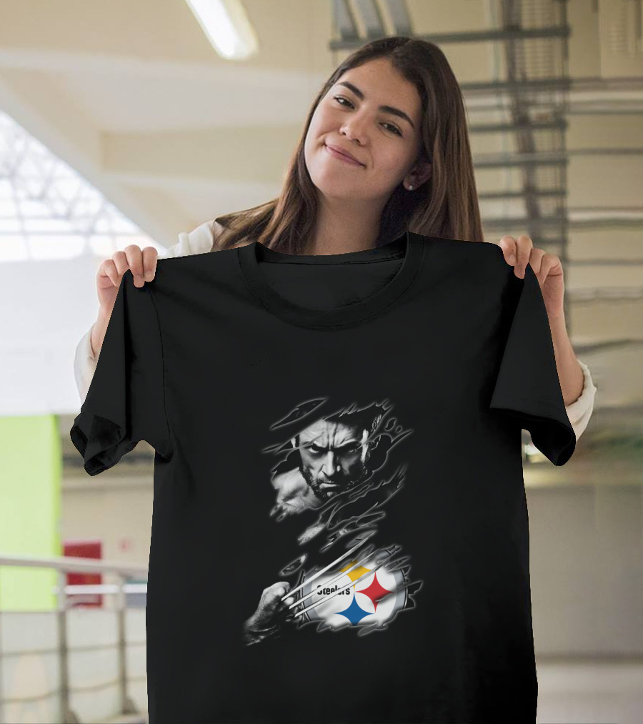 Wolverine Pittsburgh Steelers Fan Claws With Steelmark T-Shirt