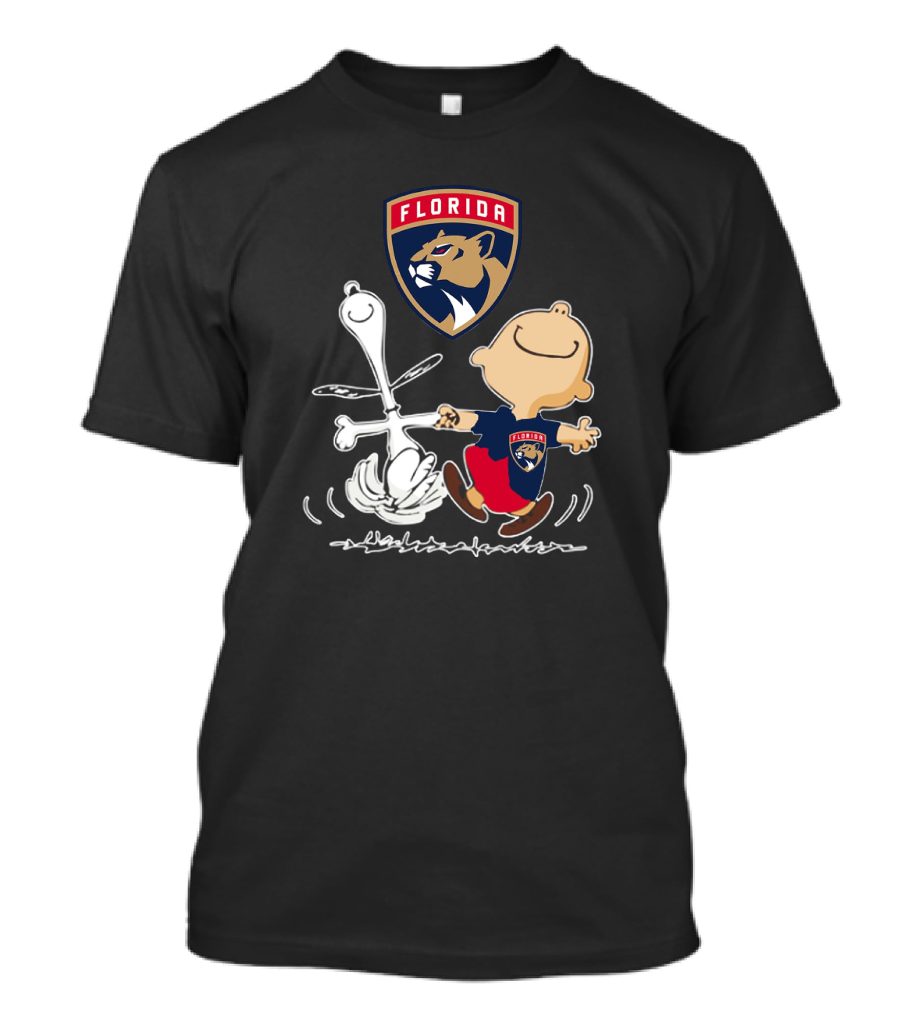 Florida Panthers Dancing Characters Iconic Sports T-Shirt