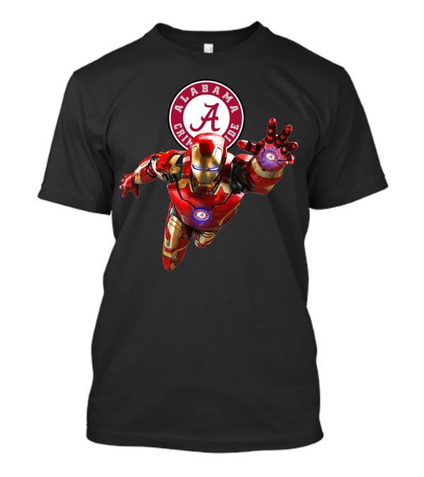 Alabama Crimson Tide Iron Man Crossover T-Shirt