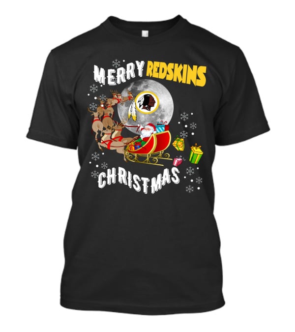 Merry Redskins Christmas T-Shirt