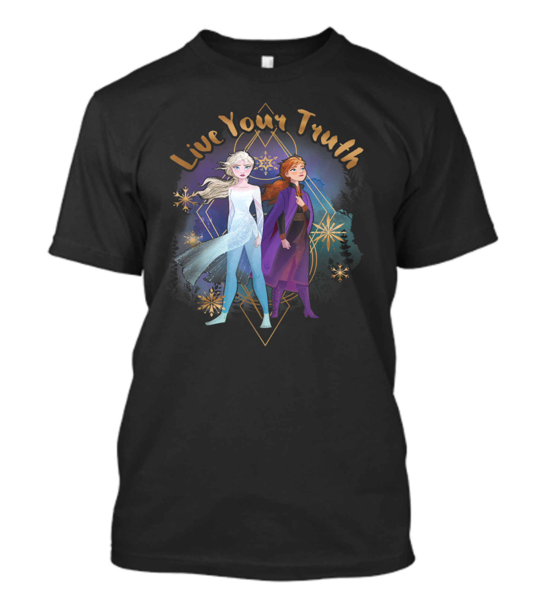 Live Your Truth Disney Frozen Princesses T-Shirt
