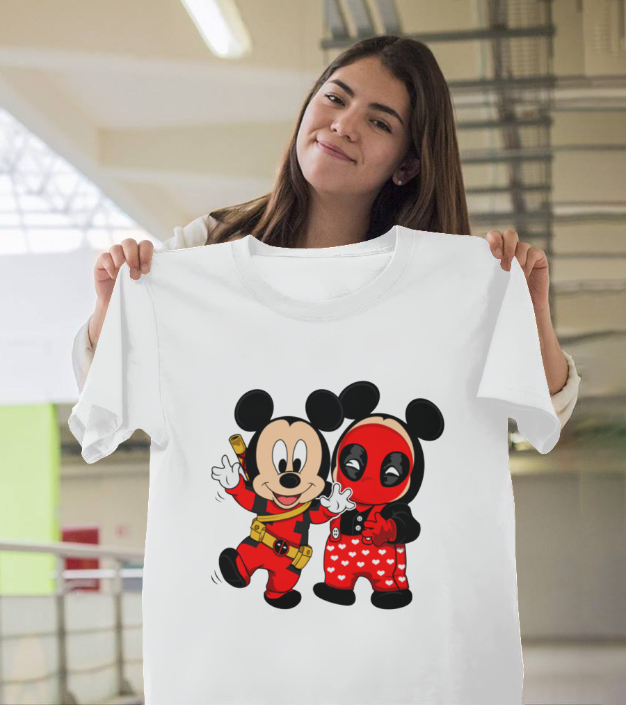 Disney Mickey Mouse and Deadpool Mashup T-Shirt