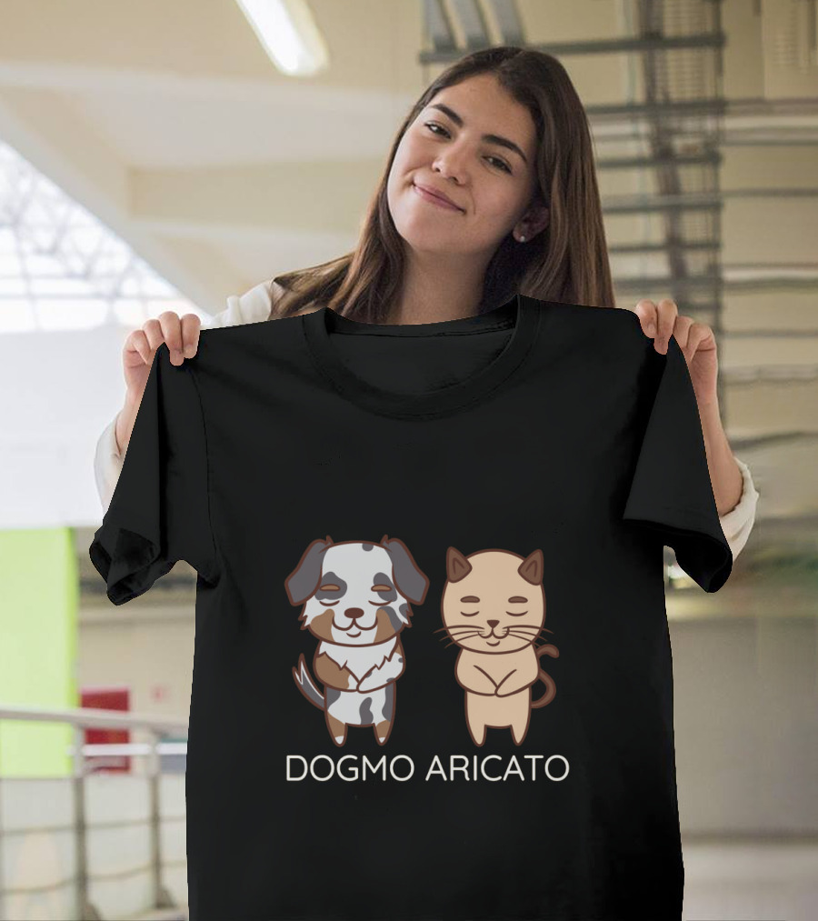 Dogmo Aricato Australian Shepherd Cat T-Shirt