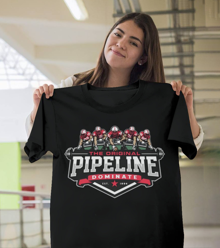 The Original Pipeline Dominate Est. 1994 Football Lineup T-Shirt