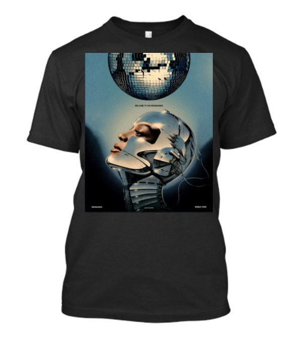 Welcome To The Renaissance World Tour Robot Disco Ball T-Shirt