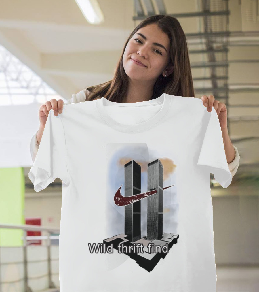 Wild Thrift Find Tiktok Screenshots Twin Towers T-Shirt