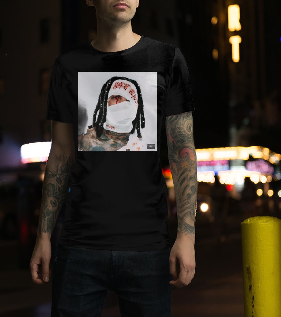 Lil Durk Almost Healed Bandaged Face Album T-Shirt