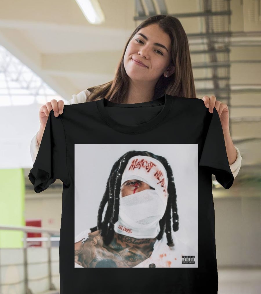 Lil Durk Almost Healed Bandaged Face Album T-Shirt