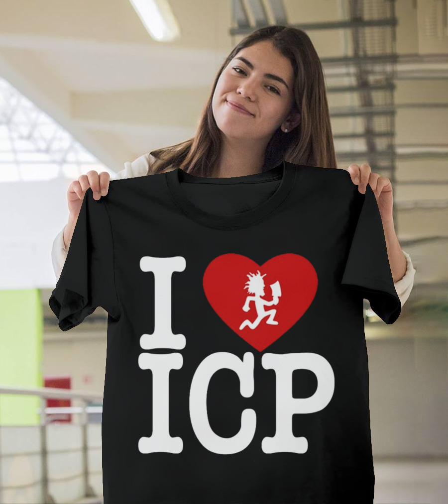 I Heart ICP Hatchetman Red Heart Iconic T-Shirt