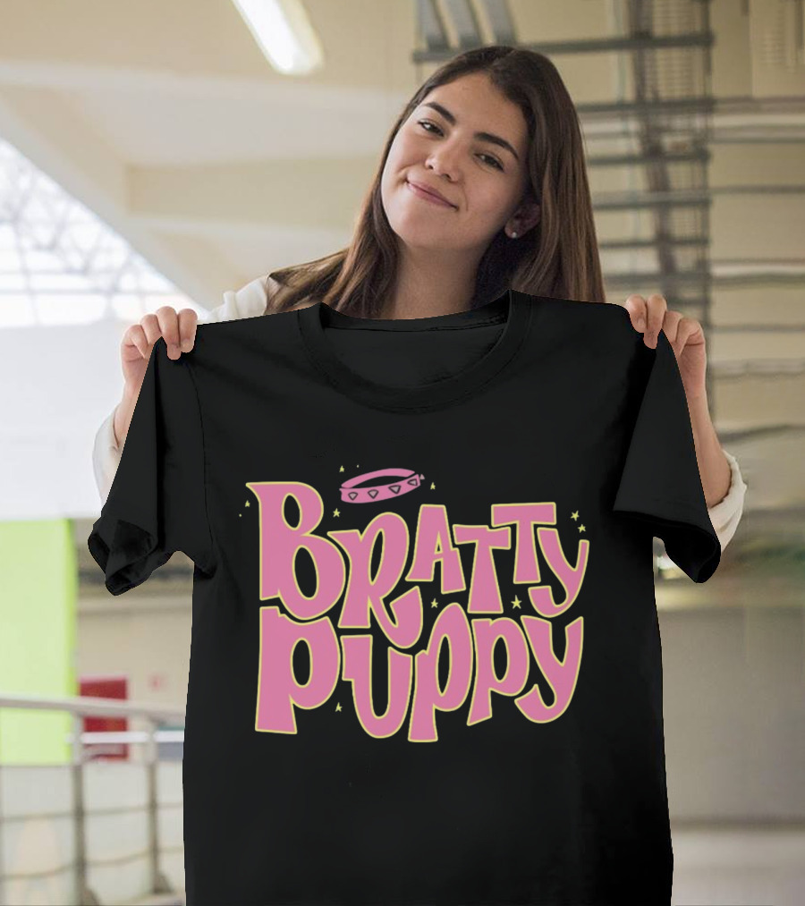 Bratty Puppy Amp Of Watts Safeword Halo Collar T-Shirt