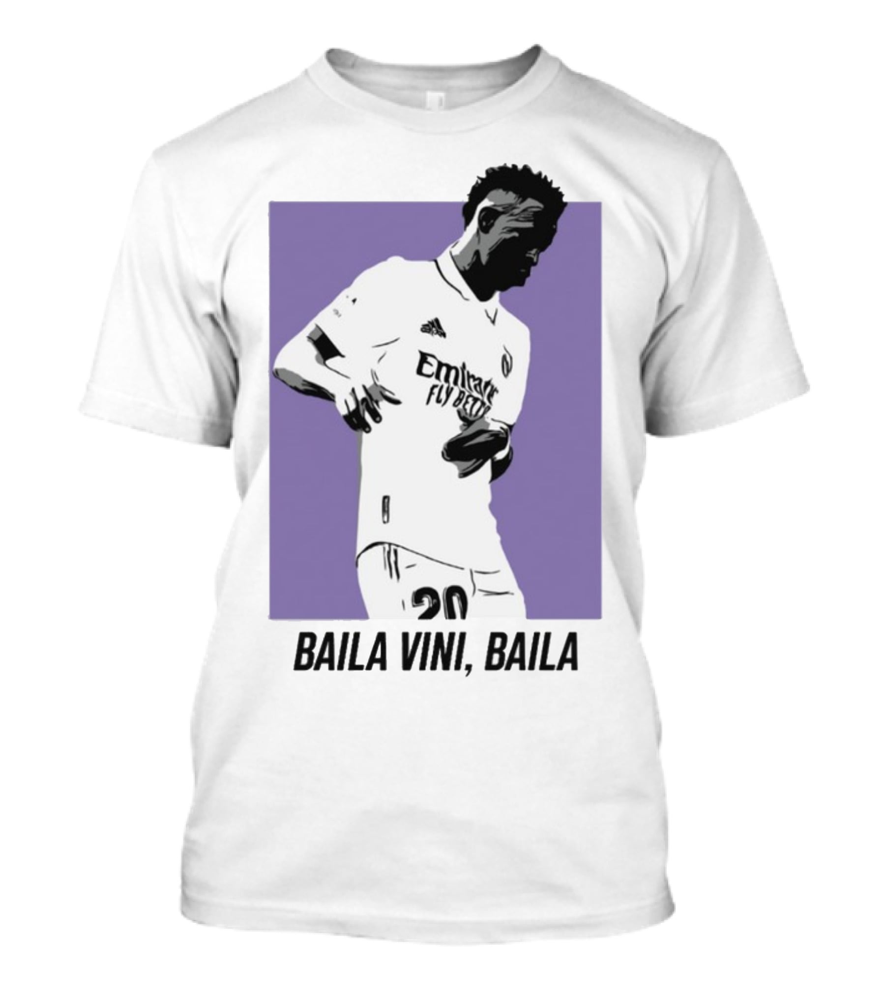 Club1863 Baila Vini Baila Real Madrid Football T-Shirt